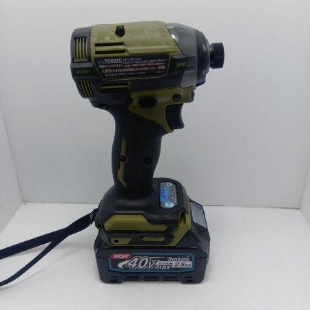 MAKITA マキタ インパクトドライバ  充電器・充電池2個・ケース付 40v 157585 TD002GRDXO