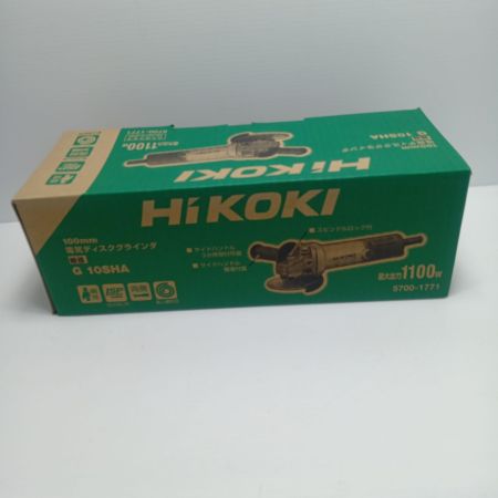 HiKOKI ハイコーキ 研磨工具 ディスクグラインダー HiKOKI G10SHA グリーン 未使用品(S)  G10SHA グリーン