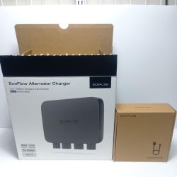 EcoFlow オルタネーターチャージャー　XT150出力ケーブル付 ブラック Aランク