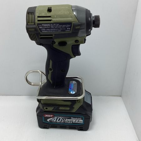 MAKITA マキタ  充電器・充電池2個・ケース付 コードレス式 40v TD002GRDXO オリーブ