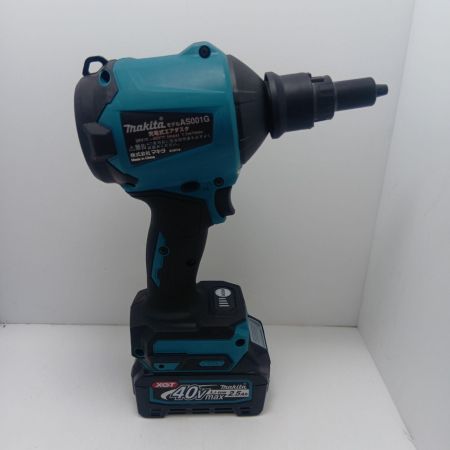 MAKITA マキタ エアダスタ 充電池1個・ケース・アタッチメント付 コードレス式 40v 89085K AS001G ブルー