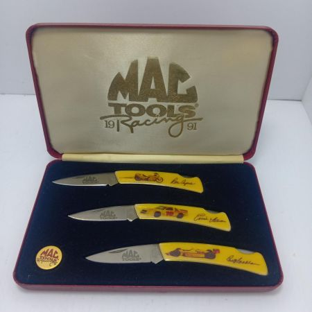 MAC TOOLS マック ナイフ 　1991限定モデル 3本セット