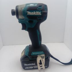 MAKITA マキタ インパクトドライバ　充電器・充電池2個・ケース付 コードレス式 18v 446360 TD173D ブルー Bランク