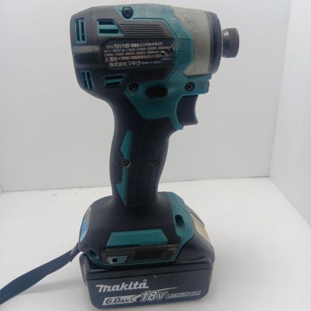 MAKITA マキタ インパクトドライバ　充電器・充電池2個・ケース付 コードレス式 18v 446360 TD173D ブルー
