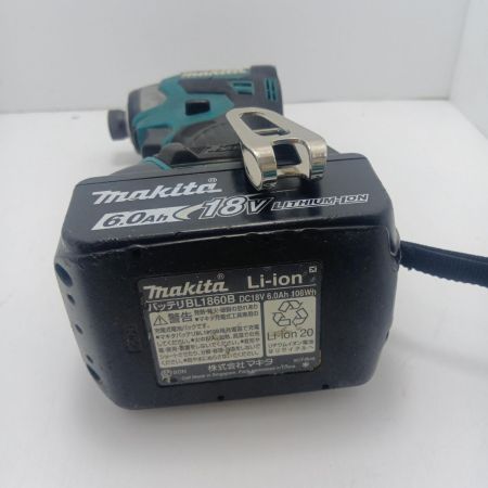 MAKITA マキタ インパクトドライバ　充電器・充電池2個・ケース付 コードレス式 18v 446360 TD173D ブルー