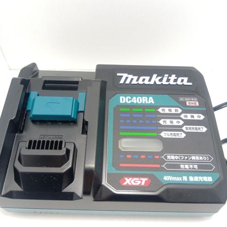 MAKITA マキタ インパクトレンチ TW004G ブルー 程度A 充電器・充電池2個・ケース付 コードレス式 40v 82554Y BL4025 充電回数2回/0％/0％×2個 TW004G ブルー