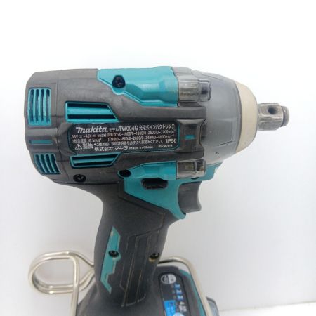 MAKITA マキタ インパクトレンチ TW004G ブルー 程度A 充電器・充電池2個・ケース付 コードレス式 40v 82554Y BL4025 充電回数2回/0％/0％×2個 TW004G ブルー