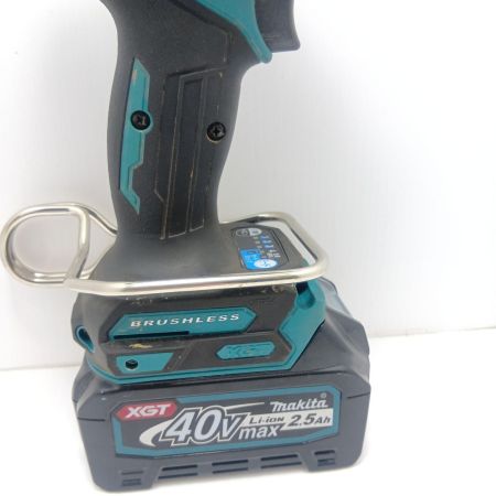 MAKITA マキタ インパクトレンチ TW004G ブルー 程度A 充電器・充電池2個・ケース付 コードレス式 40v 82554Y BL4025 充電回数2回/0％/0％×2個 TW004G ブルー