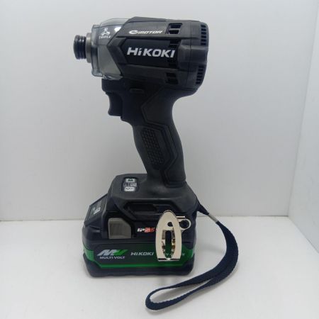 HiKOKI ハイコーキ インパクトドライバ　程度A 充電器・充電池2個・ケース付 18v J952203 WH18DC ブラック
