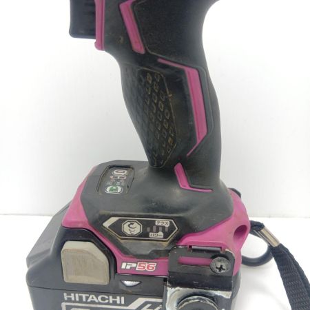HITACHI 日立 インパクトドライバ　充電器・充電池2個・ケース付 WH18DDL2 ショッキングピンク