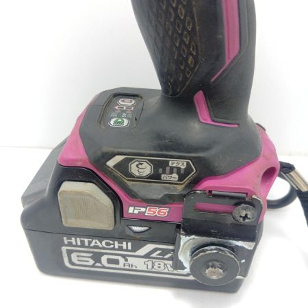 HITACHI 日立 インパクトドライバ　充電器・充電池2個・ケース付 WH18DDL2 ショッキングピンク