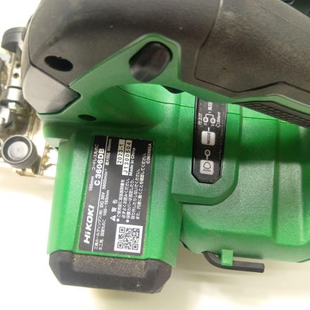 HiKOKI ハイコーキ 丸のこ 本体のみ コードレス式 165mm 36v J1300504 C3606DB グリーン