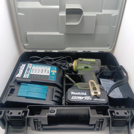 MAKITA マキタ インパクトドライバ 　充電器・充電池1個・ケース付 18v　キズ・ハガレ有 TD171D