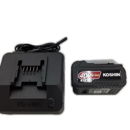 KOSHIN  刈払機 草刈機　　充電器・充電池1個付 コードレス式 40v PBC-400R グリーン