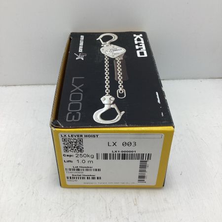 KITO キトー KITO　キトー　レバーブロック　LX003　LX形　未使用品　250kg 00252 LX003