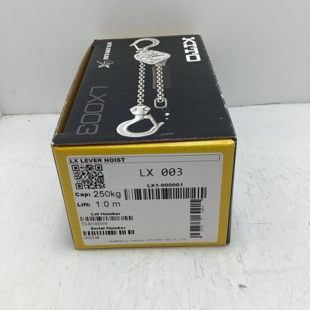 KITO キトー レバーブロック KITO LX003  LX形 未使用品(S) 250kg 000248 LX003