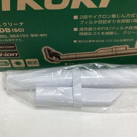 HiKOKI ハイコーキ クリーナー HiKOKI R36DB ホワイト 未使用品(S) 充電器・充電池1個付 コードレス式 36v J360612 R36DB ホワイト