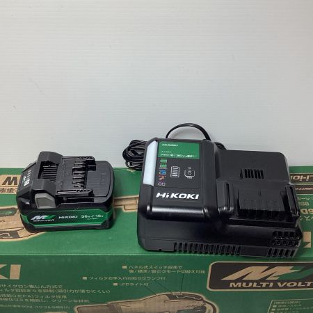 HiKOKI ハイコーキ クリーナー HiKOKI R36DB ホワイト 未使用品(S) 充電器・充電池1個付 コードレス式 36v J360612 R36DB ホワイト