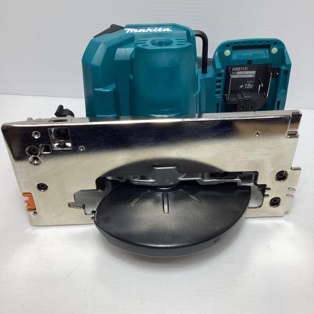 MAKITA マキタ 丸のこ MAKITA HS611DZ ブルー 未使用品(S) 本体のみ コードレス式 165mm 10936Y　自動変速機能・LEDライト付 HS611DZ ブルー