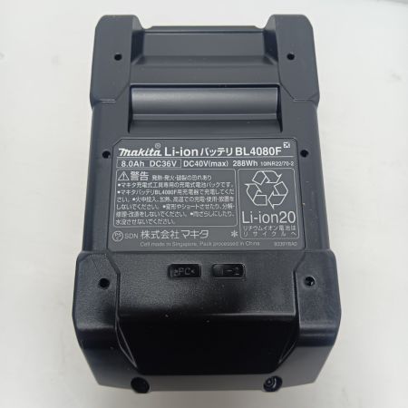 MAKITA マキタ バッテリー MAKITA BL4080F ブラック 未使用品　40v 8.0Ah BL4080F ブラック