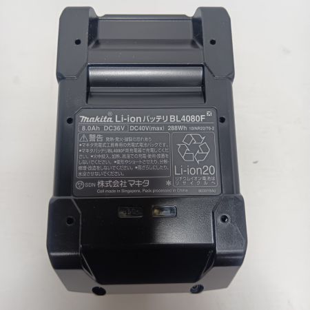 MAKITA マキタ バッテリー MAKITA BL4080F ブラック 未使用品(S) 箱付 40v 8.0Ah BL4080F ブラック