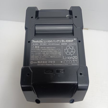 MAKITA マキタ バッテリー MAKITA BL4080F ブラック 未使用品(S) 箱付 40v 8.0Ah BL4080F ブラック