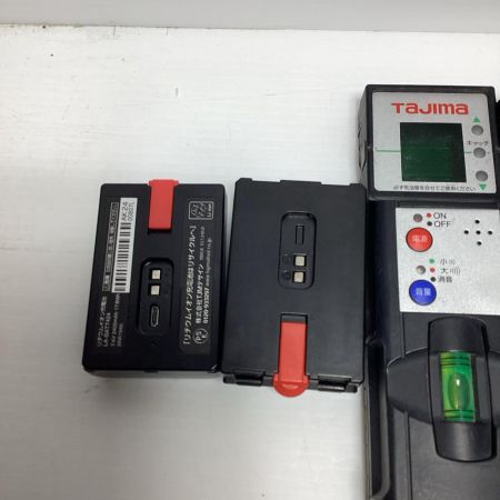 TAJIMA タジマ レーザー墨出し器 TAJIMA ZEROBL-KY ブラック 程度BC ケース・三脚・他付 コードレス式 持ち手破損  ZEROBL-KY ブラック