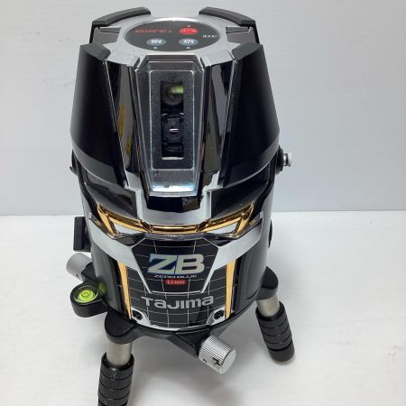 TAJIMA タジマ レーザー墨出し器 TAJIMA ZEROBL-KY ブラック 程度BC ケース・三脚・他付 コードレス式 持ち手破損  ZEROBL-KY ブラック
