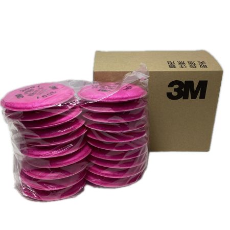 3M 3M　防じんフィルター ろ過材 3M 2091 ピンク 未使用品 2091 ピンク
