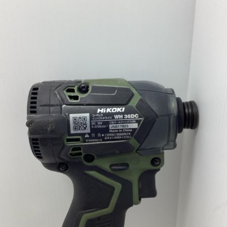 HiKOKI ハイコーキ インパクトドライバ HiKOKI WH36DC グリーン  本体のみ WH36DC グリーン