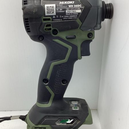 HiKOKI ハイコーキ インパクトドライバ HiKOKI WH36DC グリーン  本体のみ WH36DC グリーン