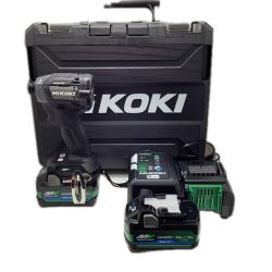 HiKOKI ハイコーキ インパクトドライバ HiKOKI WH36DD ライトグレー 程度A 充電器・充電池2個・ケース付 コードレス式 36v J1605286 WH36DD ライトグレー Aランク