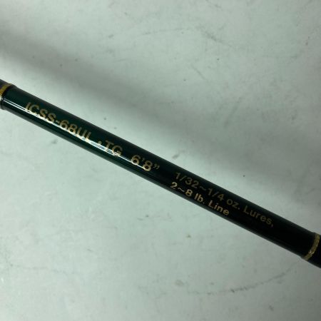 EVER GREEN エバーグリーン バスロッド TG コンバトスティック  ICSS-68UL･TG 本体のみ