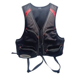 MARUKYU フィッシングベスト ブラック Cランク