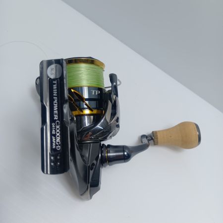 SHIMANO シマノ 20ツインパワー C3000XG キズ有 程度B カスタムハンドルノブ 04142