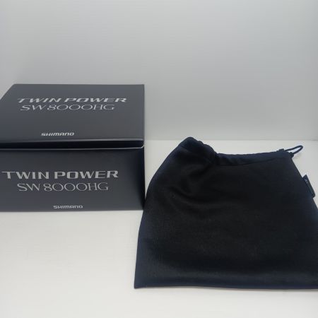 SHIMANO シマノ スピニングリール  21ツインパワーSW 8000HG キズ有 程度B 箱付 04228