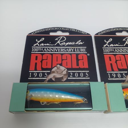  RAPALA ラパラ ラウリ・ラパラ 100周年記念ルアー 未使用品(S) 3個セット