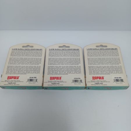  RAPALA ラパラ ラウリ・ラパラ 100周年記念ルアー 未使用品(S) 3個セット
