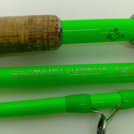 DAIWA ダイワ バスロッド DAIWA ブラックレーベル トラベル NEON C63MH-5・FR 使用感有 程度C ブラックレーベル トラベル NEON C63MH-5・FR