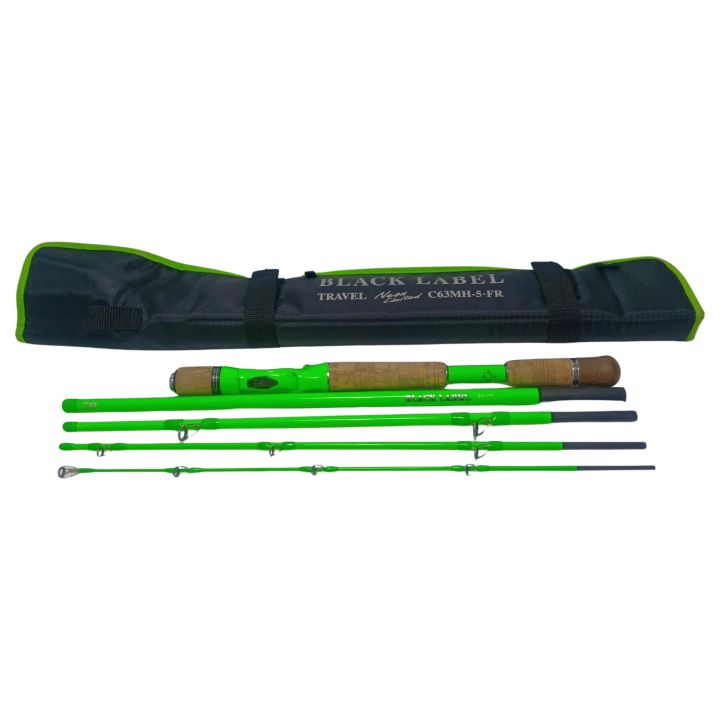 DAIWA ダイワ バスロッド DAIWA ブラックレーベル トラベル NEON C63MH