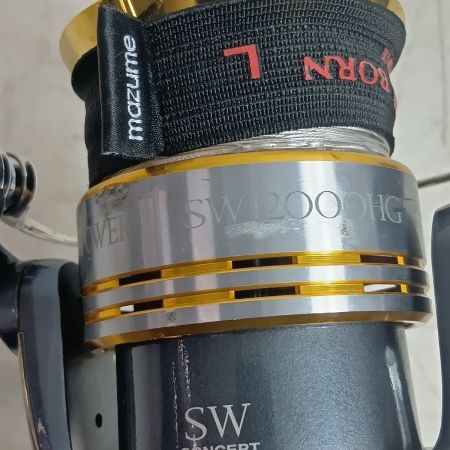 SHIMANO シマノ 02332 釣り用品 リール スピニングリール 09ツインパワーSW12000HG キズ・サビ有 程度C