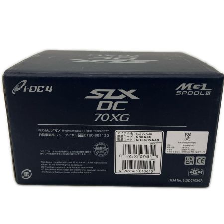  SHIMANO シマノ SLX DC 23 SLX DC 70XG RIGHT 045645 ベイトリール