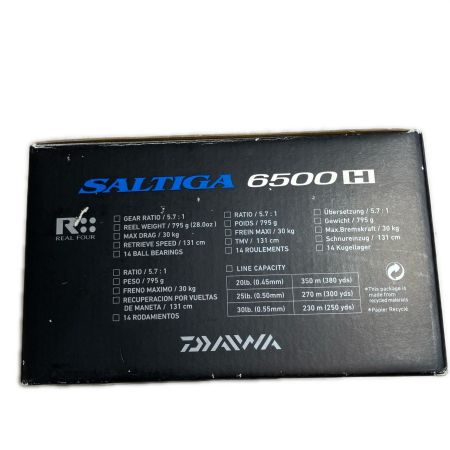 DAIWA ダイワ 釣り用品 リール スピニングリール 10ソルティガ 6500H 00059531