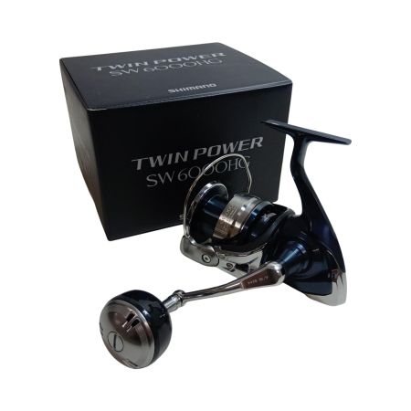 SHIMANO シマノ 04225 釣り用品 リール スピニングリール 21ツインパワーSW 6000HG 程度AB