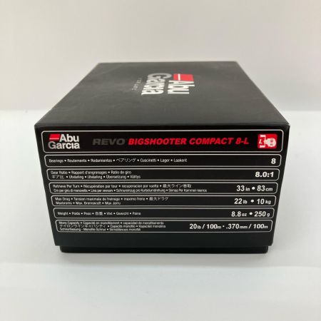  Abu Garcia アブガルシア REVO BIGSHOOTER COMPACT ビッグシューターコンパクト 8-L ベイトリール