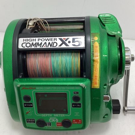 Miya Epoch 電動リール Miya Epoch ハイパワー コマンド X5 電源コード付き ﾊｲﾊﾟﾜｰ ｺﾏﾝﾄﾞ X5