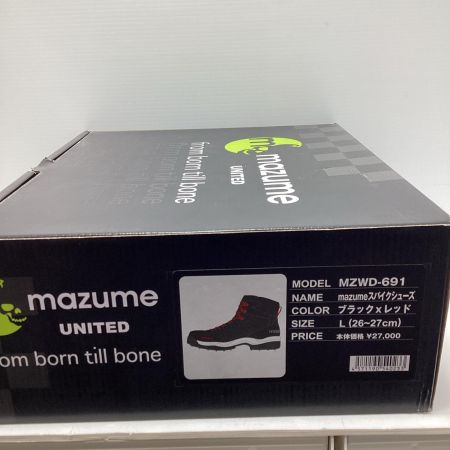 mazume マズメ フィッシングブーツ mazume SIZE L 26～27cm ブラック ブラック