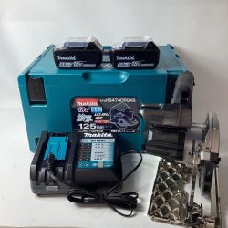 MAKITA マキタ 丸ノコ HS474DRGXB ブラック 充電器・バッテリー2個付 ケース付き コードレス式 125mm 18v Aランク