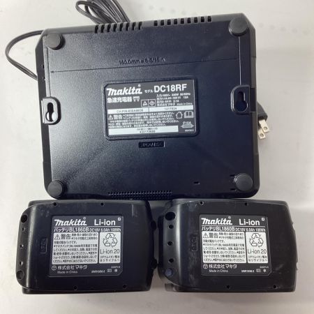 MAKITA マキタ 丸ノコ HS474DRGXB ブラック 充電器・バッテリー2個付 ケース付き コードレス式 125mm 18v