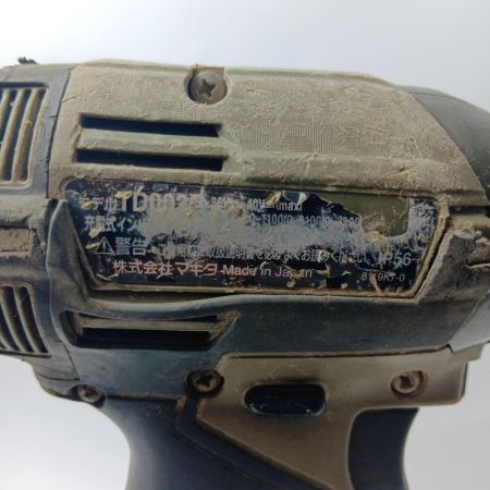 MAKITA マキタ インパクトドライバ TD002G オリーブ バッテリー1個付 コードレス式 40v